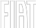 Fiat Logo als weißer Schriftzug 