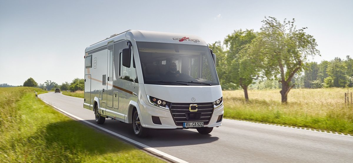 Fahraufnahme Carthago Wohnmobil C2-tourer Integriert