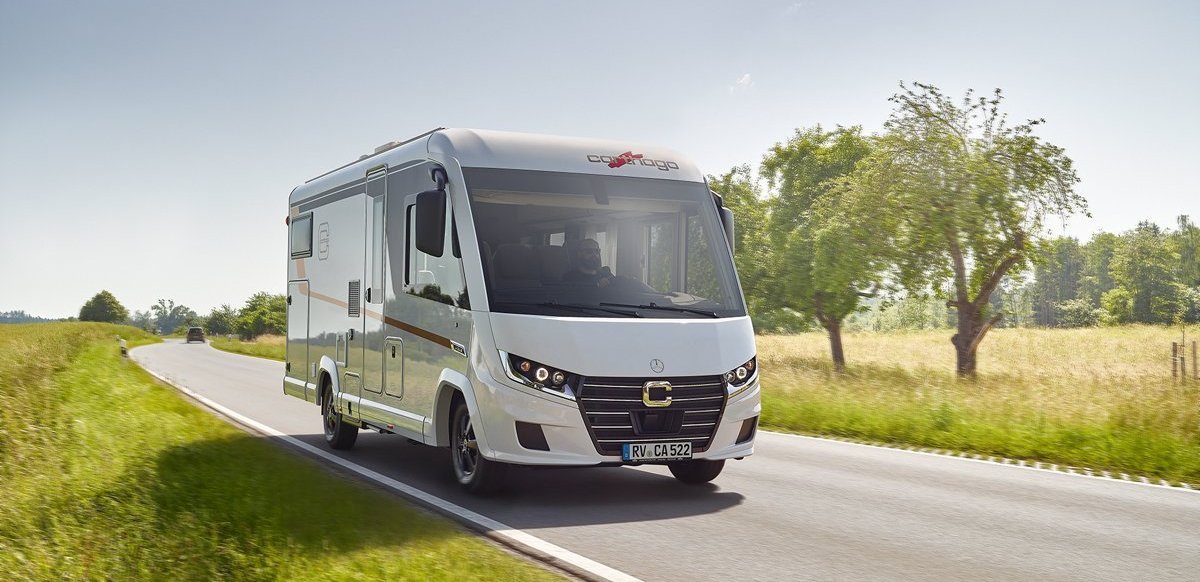 Fahraufnahme Carthago Wohnmobil C2-tourer Integriert