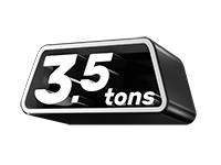 från 3,5 ton